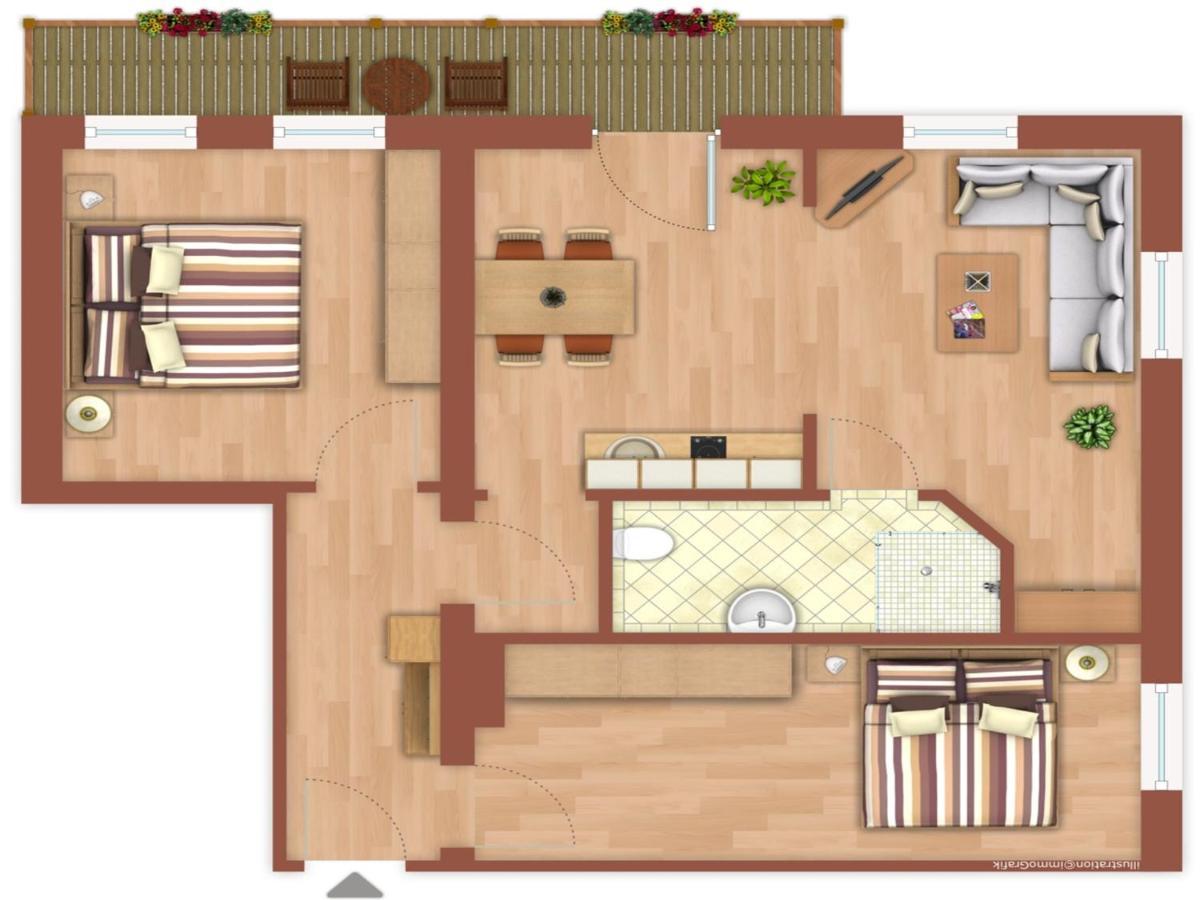 תיירזה Alpenlodge, Ferienwohnung 7 מראה חיצוני תמונה